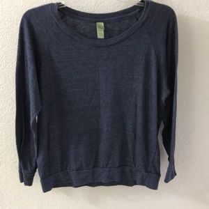 Navy blue/grayish long sleeve